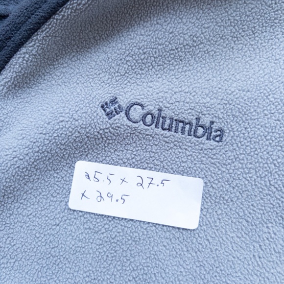 COLUMBIA Fleece INTERCHANGE SMALL Men grey soft zip up - Picture 7 of 7
